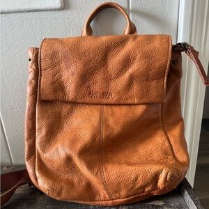 American Leather Co Leather Backpack Purse